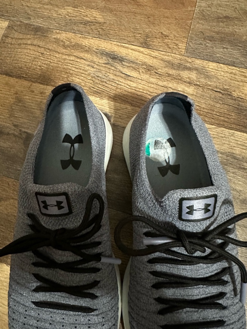 Under Armour Grey Knit Athletic Sneakers - Picture 2 of 7